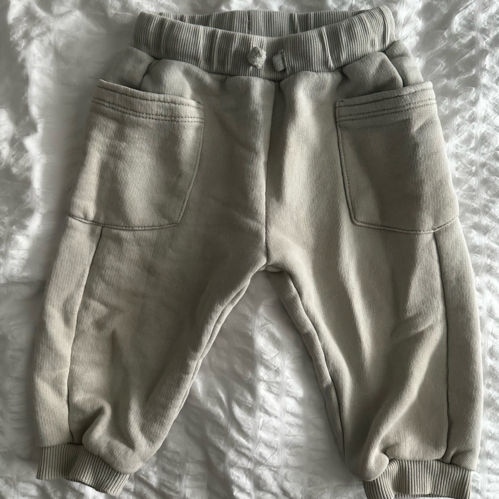 Zara Baby Light Grey Jogger Pants